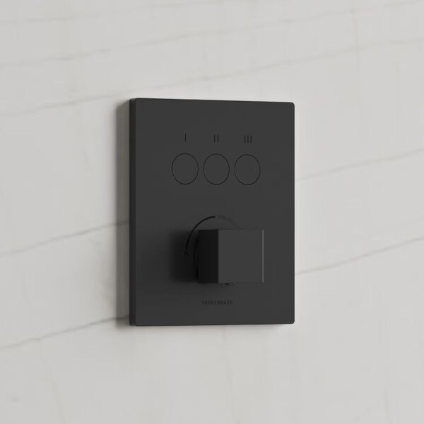Kronenbach Smart Push vanová baterie pod omítku černá 19045003SM