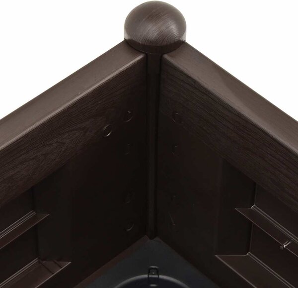 Vyvýšený záhon PP moka 100 x 43 x 35 cm 313976