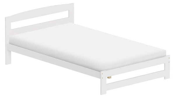Jednolůžková postel 120 cm Aimar 1 (bílá) (s roštem)