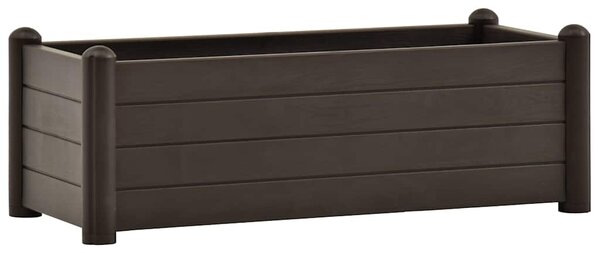 Vyvýšený záhon PP moka 100 x 43 x 35 cm 313976