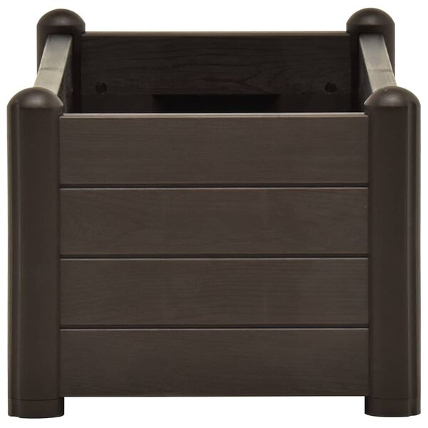 Vyvýšený záhon PP moka 100 x 43 x 35 cm 313976
