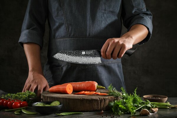 Santoku nůž XinZuo Mo X06 7.5"