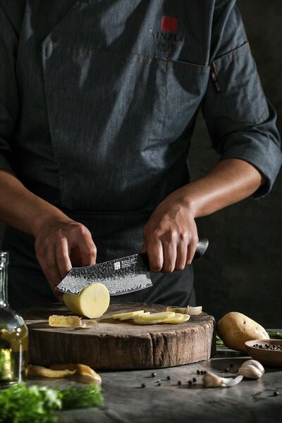 Santoku nůž XinZuo Mo X06 7.5"