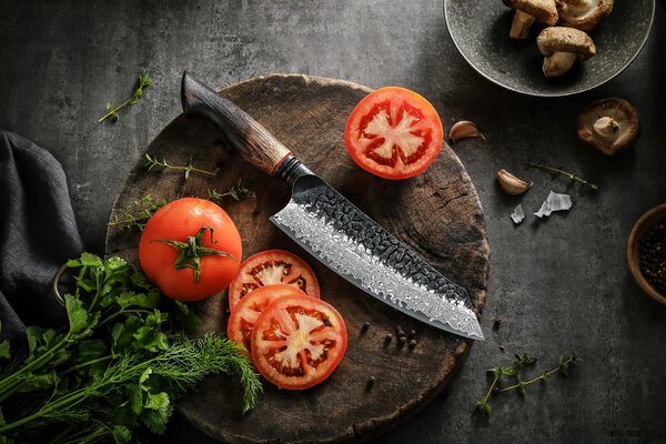 Santoku nůž XinZuo Mo X06 7.5"