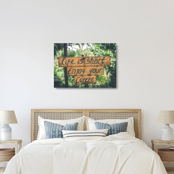 Skleněný obraz se zprávou (70x50 cm)