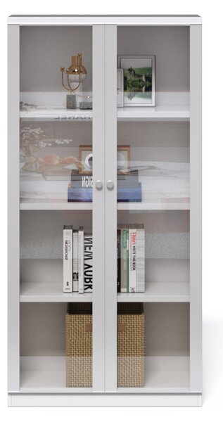 Kancelářská knihovna Houseland Prime Core 01 80 cm bílá