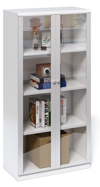 Kancelářská knihovna Houseland Prime Core 01 80 cm bílá
