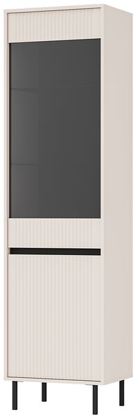OSAKA b | vitrína 2D | 55,8 cm | UNI dvířka | béžová