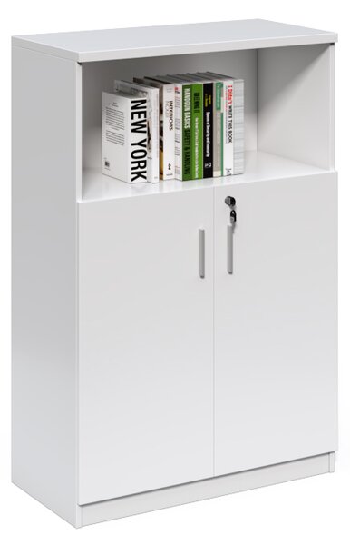 Kancelářská skříňka Houseland Prime Air 01 80 cm bílá