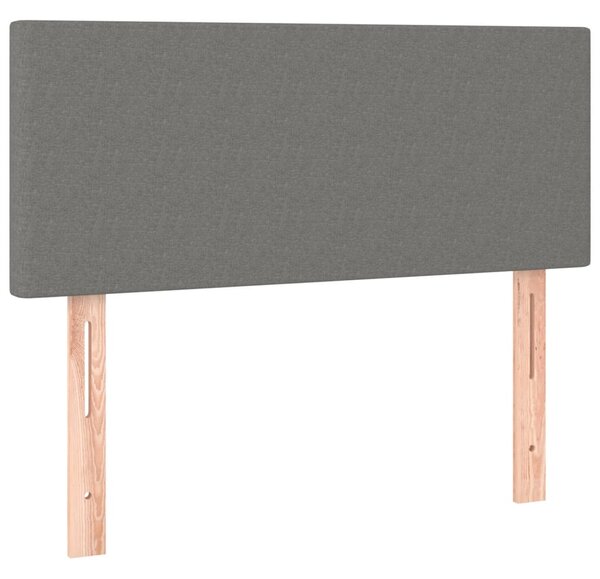 Box spring postel s matrací tmavě šedá 120x200 cm textil 3139882