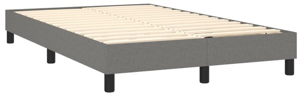 Box spring postel s matrací tmavě šedá 120x200 cm textil 3139882