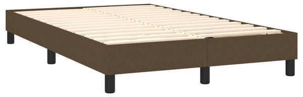 Box spring postel s matrací tmavě hnědá 120x200 cm textil 3140204