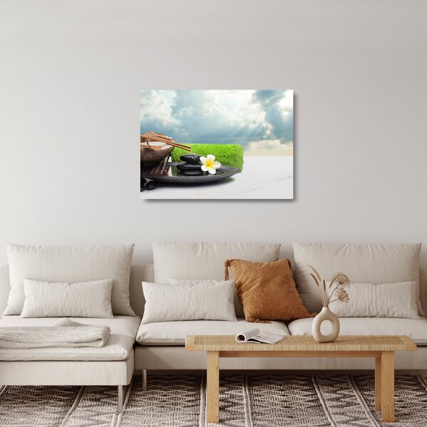 Skleněný obraz - Spa and relax (70x50 cm)