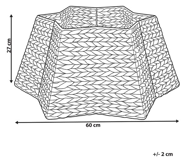 Kryt na stojan vánočního stromku EVIJARVI 60 cm Přírodní