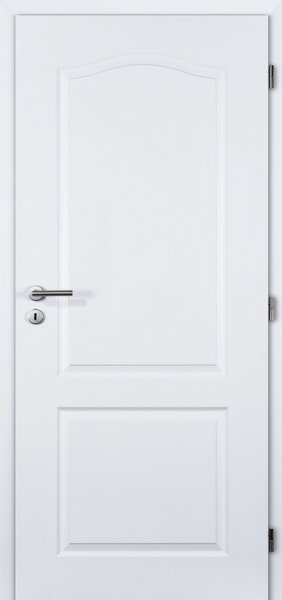 Interiérové dveře Doornite Claudius - lak Doornite struktura bílá, pravé "90", zámek pro BB, voština