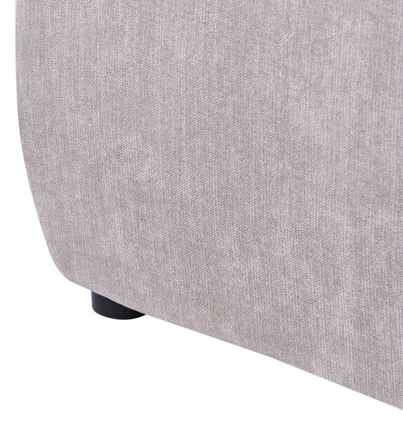 Postel s úložným prostorem Žinylka MOUZON 180 x 200 cm Taupe
