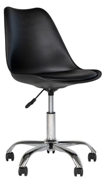 Kancelářská židle Stavros černá/chrom