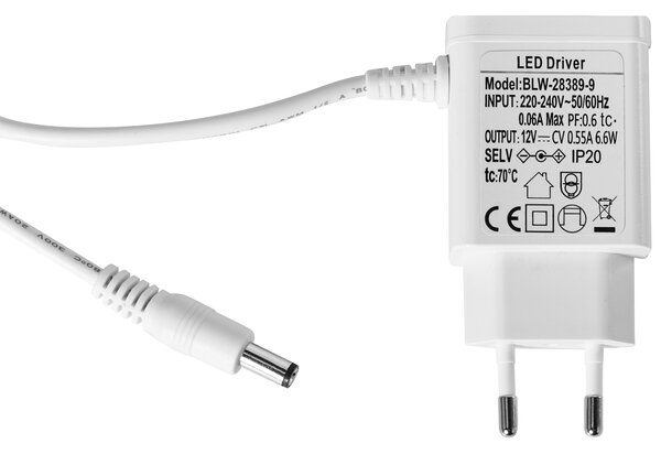 LED stolní lampa DENEB se stmívačem Světle modrá
