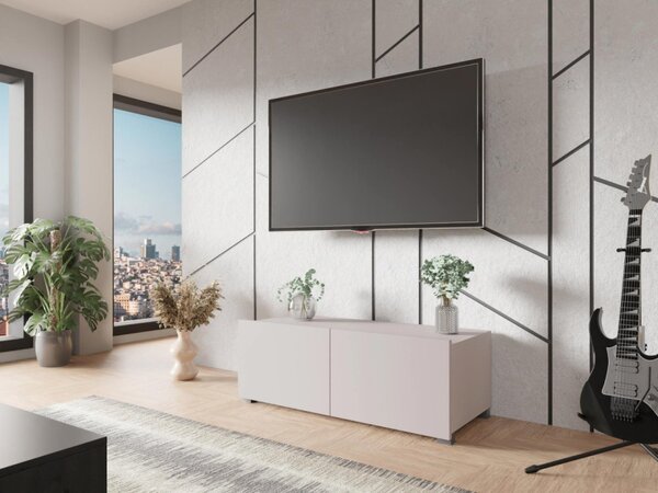TV skříňka Bralani 100 BR03, Barva: černá / černá lesk 5902928082739