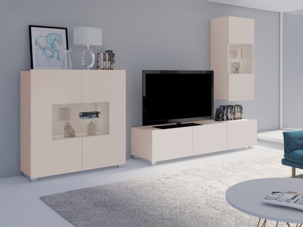 Obývací stěna Bralani VII, Barva: Kašmír, Osvětlení: bez osvětlení 5903211429323