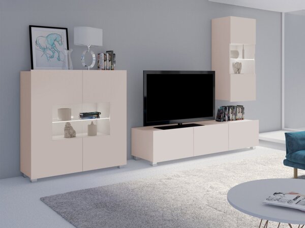Obývací stěna Bralani VII, Barva: Kašmír, Osvětlení: bez osvětlení 5903211429323
