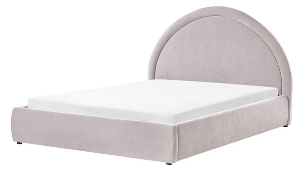 Postel s úložným prostorem Žinylka MOUZON 140 x 200 cm Taupe