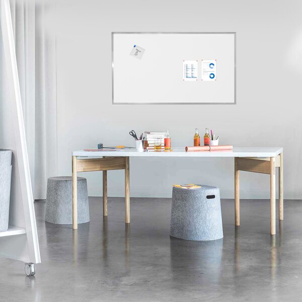 Vylen Pěnové nástěnky s hliníkovým rámem 100 x 50 cm Bílá 500x1000mm