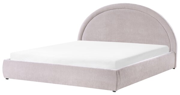 Postel s úložným prostorem Žinylka MOUZON 180 x 200 cm Taupe