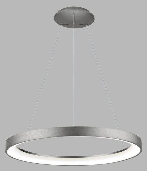 Led2 Závěsné LED svítidlo BELLA SLIM P-Z ø 78 cm Barva: Matný nikl, Teplota světla: 2700K/3000K/4000K, Stmívání, řízení: TRIAC (lze použít i bez stmívání)
