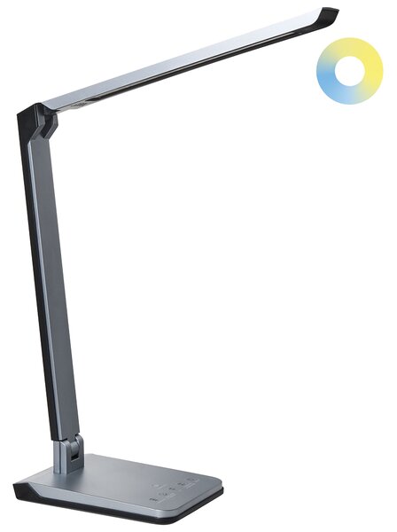 LED stolní lampa PICTOR se stmívačem Tmavě šedá