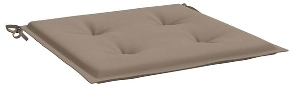 Podušky na zahradní židli 2 ks taupe 40x40x3 cm látka oxford 314019