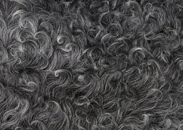 Skinnwille Home Collection Polštář tibetská kožešina přírodní, Natural Grey. 40x40 cm