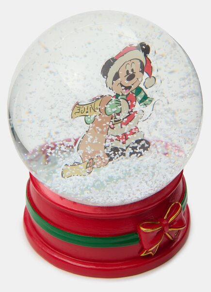 Sinsay - Vánoční sněhová koule Mickey Mouse - červená