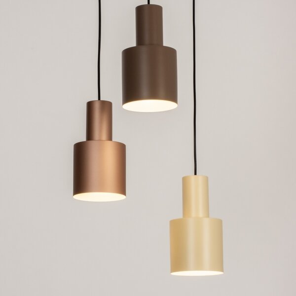 Závěsné designové svítidlo do kuchyně Verticolla Brown 3 (LMD)