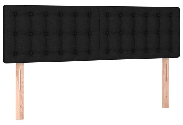 Box spring postel s matrací černá 140 x 190 cm textil 3140931