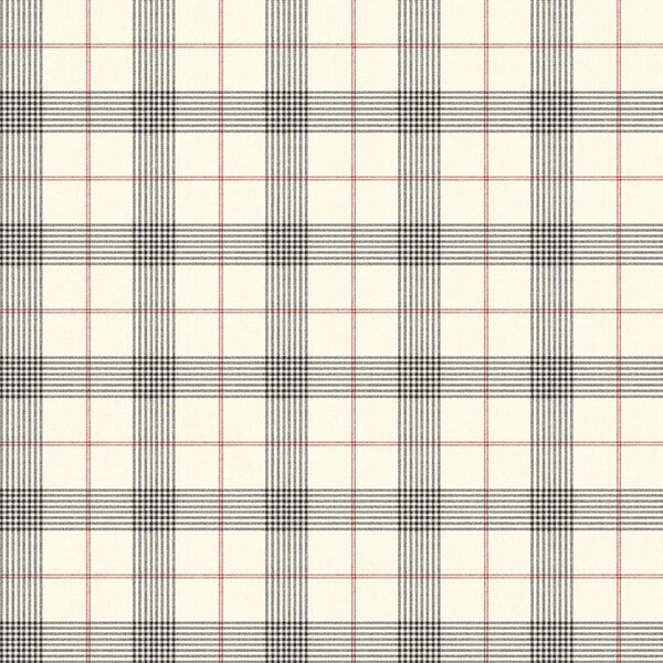Tapeta Torridon, černá, červená, CA11011, Carl Robinson Edition 24 The Highlands
