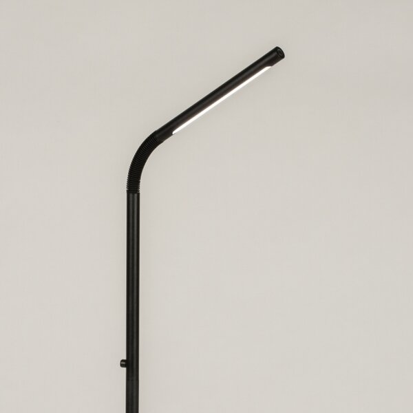 Stojací LED lampa se stmívačem Lite Flexi Black (LMD)