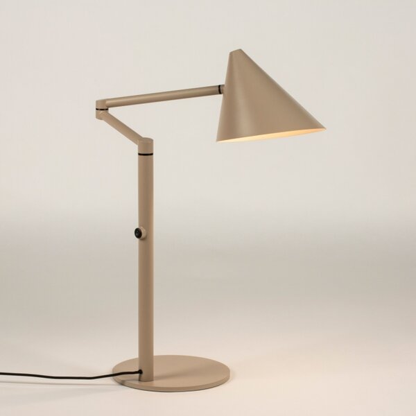 Stolní designová lampa Florentia Taupe (LMD)