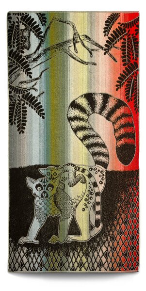 Plážová osuška Veba ZARA Africké léto lemur III. Velikost: 75x150 cm