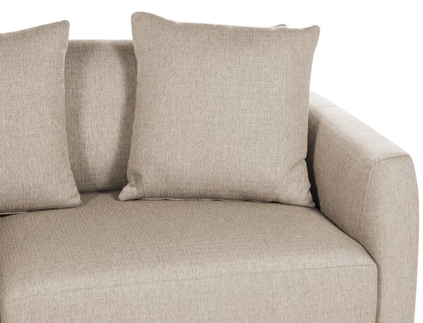 Pohovka 3místná SIGTUNA Tkanina Béžová