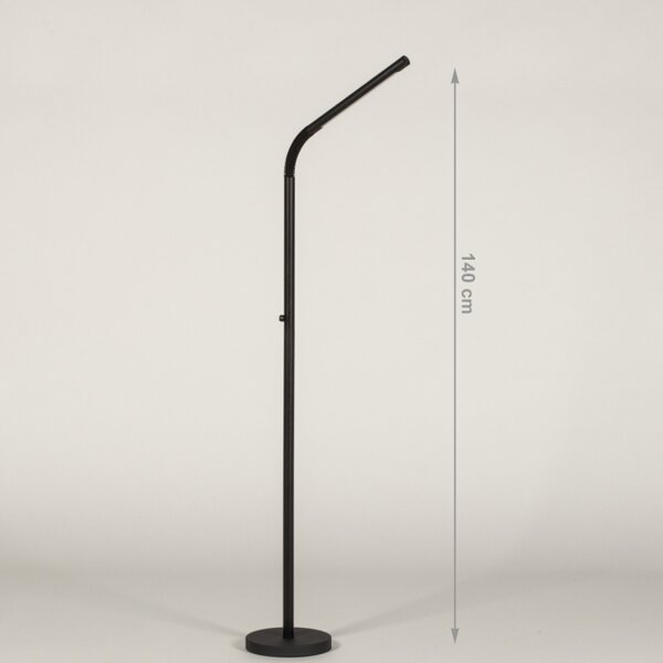 Stojací LED lampa se stmívačem Lite Flexi Black (LMD)