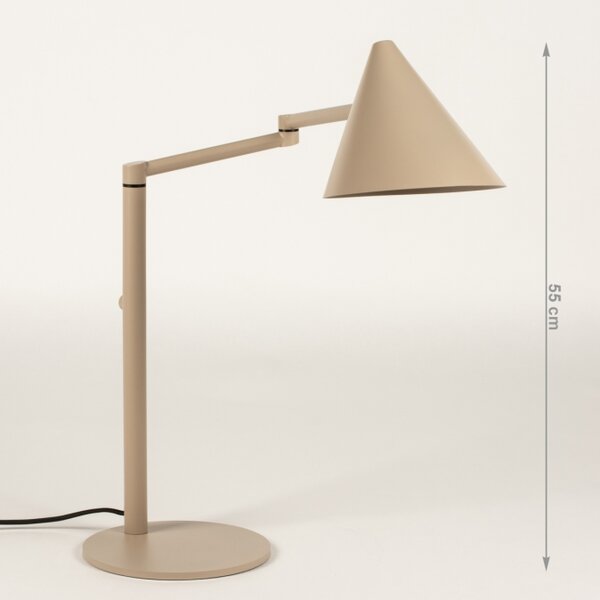 Stolní designová lampa Florentia Taupe (LMD)