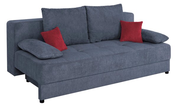 ROZKLÁDACÍ POHOVKA, textil, kompozitní dřevo, antracitová P & B - Rozkládací pohovky, Online Only