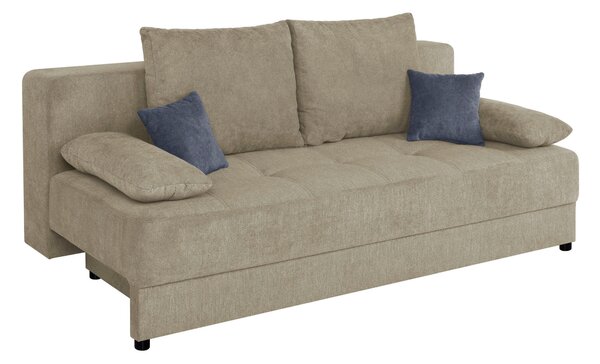 ROZKLÁDACÍ POHOVKA, textil, kompozitní dřevo, béžová P & B - Rozkládací pohovky, Online Only