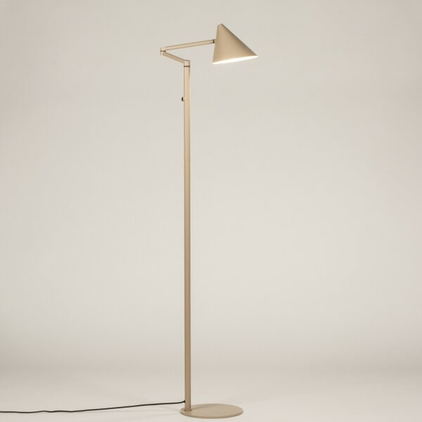 Stojací designová lampa Florentia Taupe (LMD)