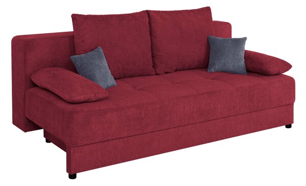ROZKLÁDACÍ POHOVKA, textil, kompozitní dřevo, bobulová P & B - Rozkládací pohovky, Online Only