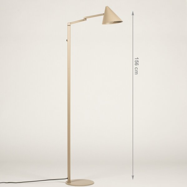 Stojací designová lampa Florentia Taupe (LMD)