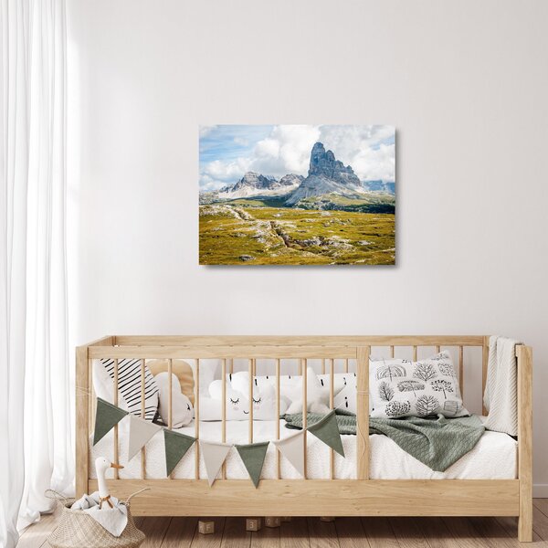 Skleněný obraz - Italské Dolomity (70x50 cm)