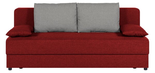 ROZKLÁDACÍ POHOVKA, textil, kompozitní dřevo, červená P & B - Rozkládací pohovky, Online Only