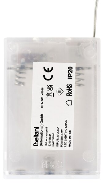 LED dekorace Králík NAUVO Umělý ratan Hnědá